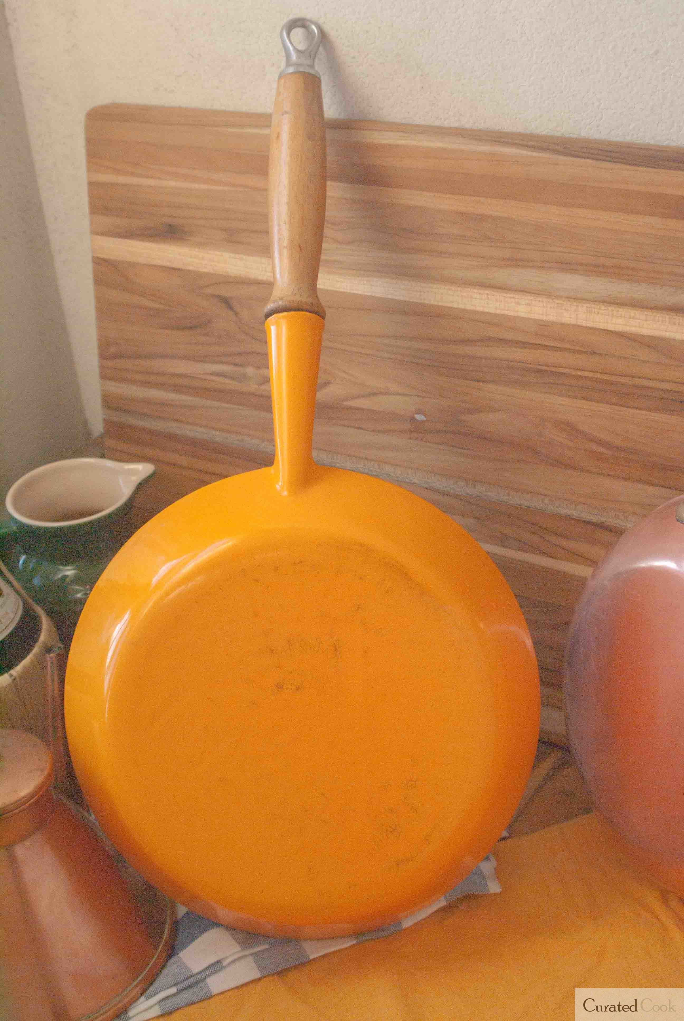 Vintage Le Creuset Skillet Wooden Handle Review Curated Cook