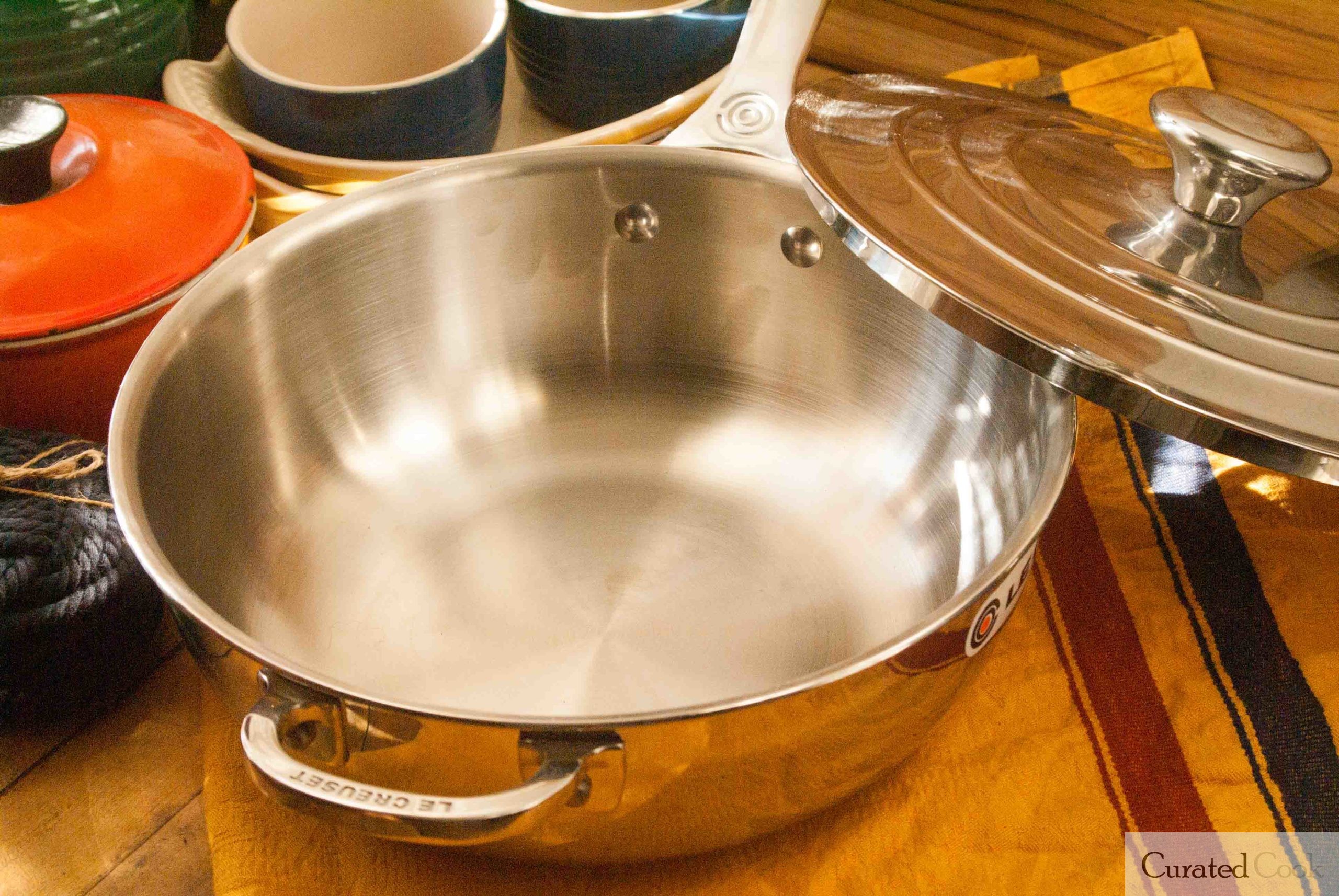 Le Creuset Stainless Steel Saucier Pan